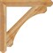 Ekena Millwork Legacy Craftsman Rough Sawn Bracket, Western Red Cedar, 4"W x 34"D x 34"H BKT04X34X34LEC04RWR - alternate 3